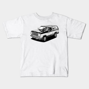 Dodge Ramcharger Kids T-Shirt